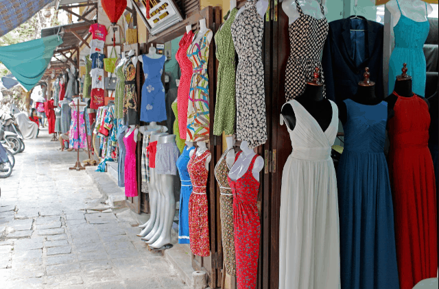fabric area in Hoi An