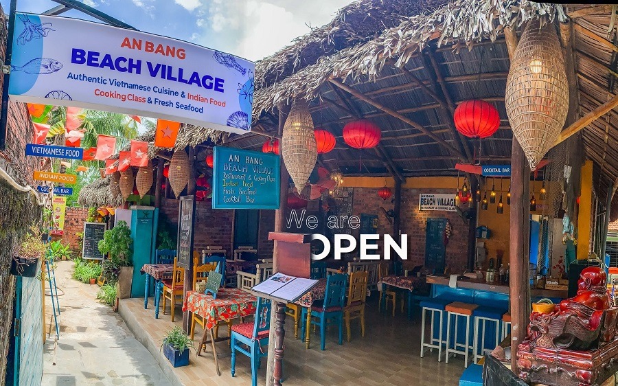 An Bang beach village restaurant-Culture Pham Travel 