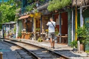 Hanoi Train Track Cafe - Culture Pham Travel