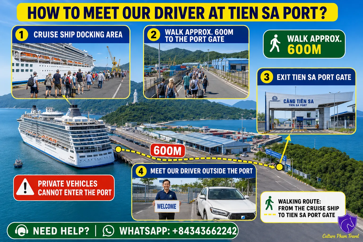 Tien Sa Port to Hoi An Private Car - Culture Pham Travel
