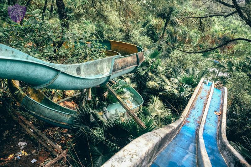 Abandoned water park Hue, Viet Nam