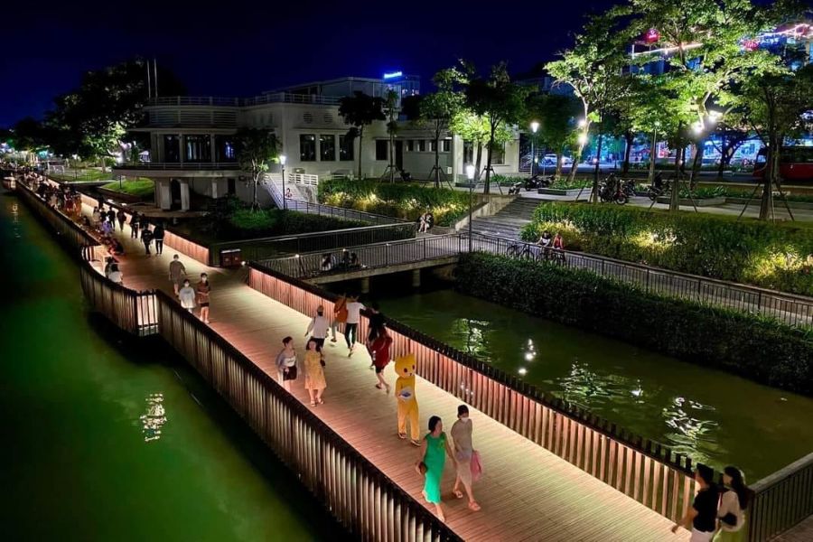 Lim Wooden Bridge in Hue