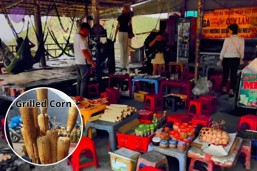 Enjoy Muong street food at the roadside stalls