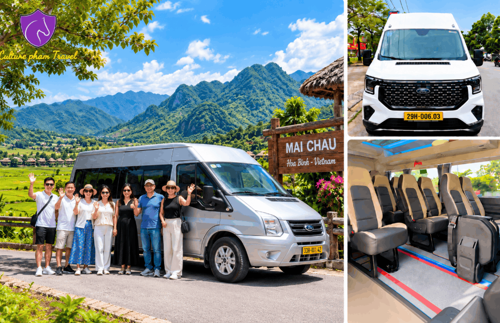 Moc Chau to Halong Bay private car- Culture Pham Travel